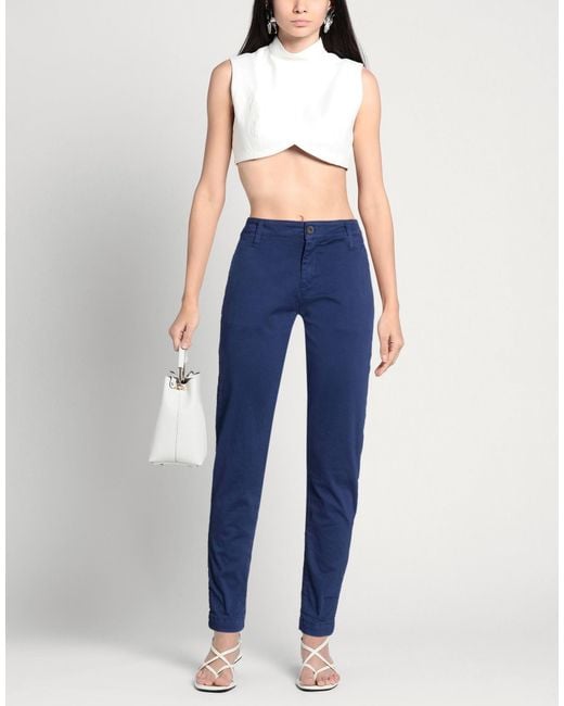 Please Blue Pants Cotton, Elastane