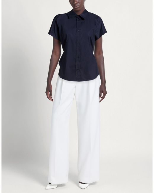 19.70 Nineteen Seventy Blue Shirt Cotton