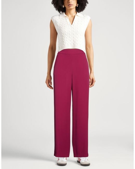Kontatto Red Pants Polyester, Elastane