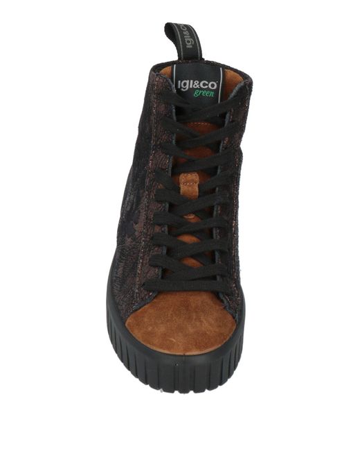 Igi&co Brown Sneakers Textile Fibers