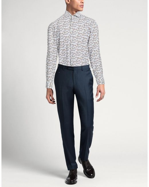 Ghirardelli White Shirt Polyamide, Elastane for men