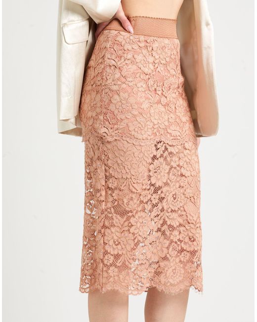 Elisabetta Franchi Pink Midi-Rock
