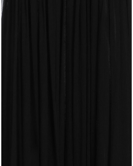 Alysi Black Maxi Dress Silk