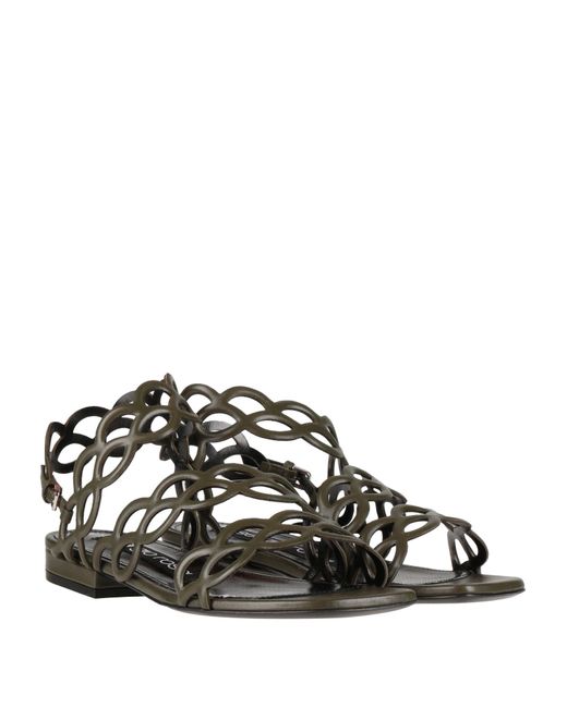 Sergio Rossi White Sandals Leather