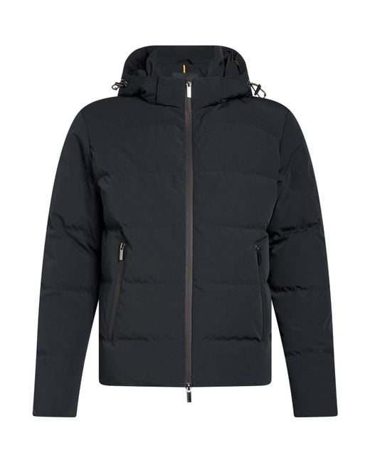 Paul & Shark Blue Puffer Polyester, Elastane for men