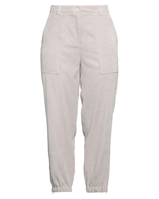 Cambio White Pants Polyester, Polyamide, Elastane
