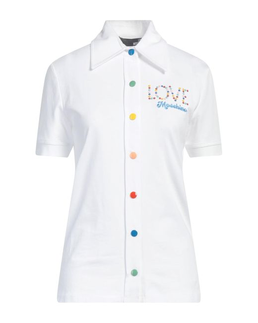 Camicia di Love Moschino in White