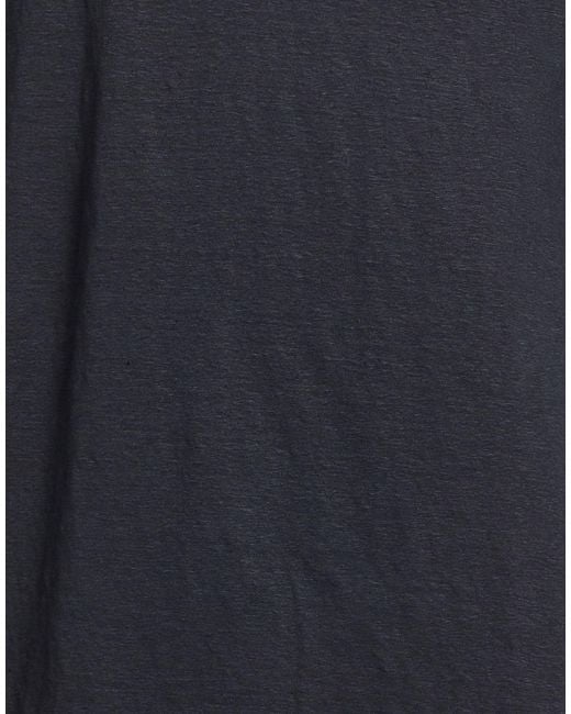 Alpha Studio Blue T-Shirt Linen, Elastane for men