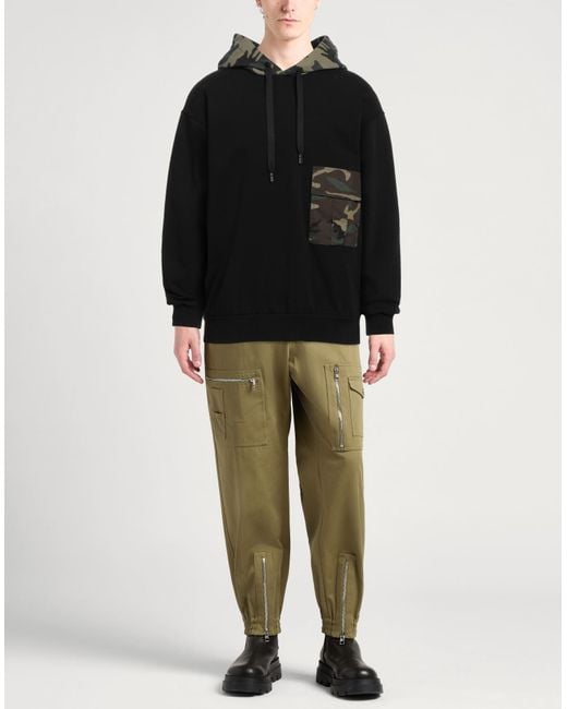 Dolce & Gabbana Black Sweatshirt Cotton for men