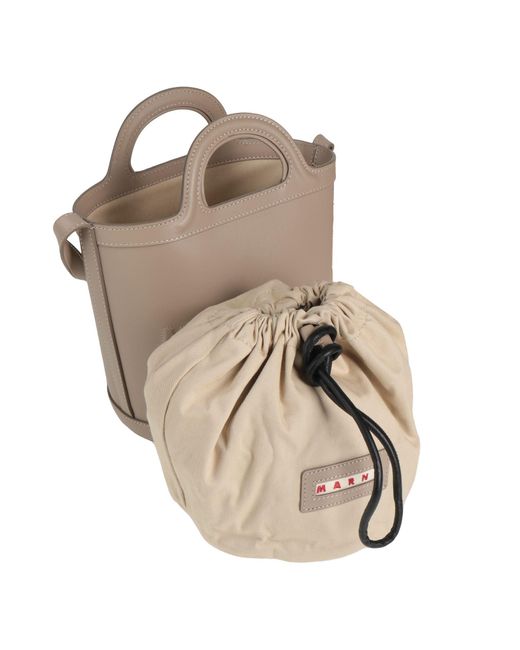 Borsa A Mano di Marni in Natural