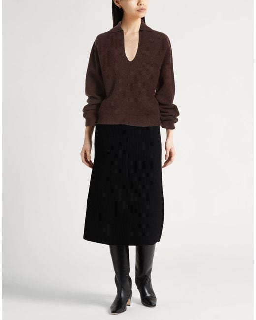 Alysi Brown Chocolat Sweater Merino Wool