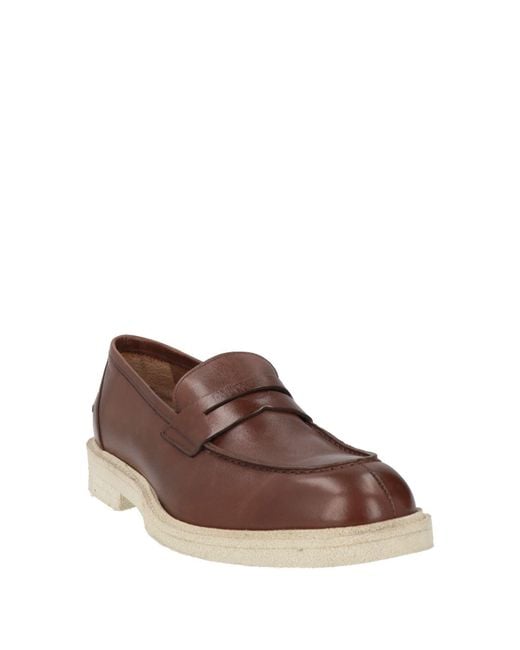 Piumi Brown Loafers Leather for men