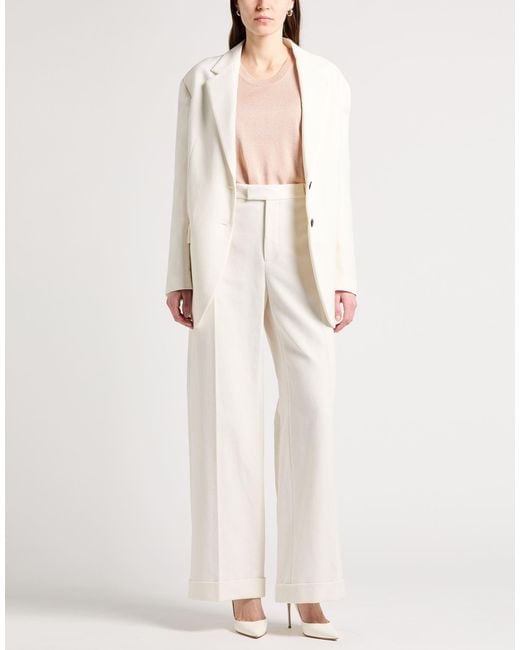 Brunello Cucinelli White Blazer