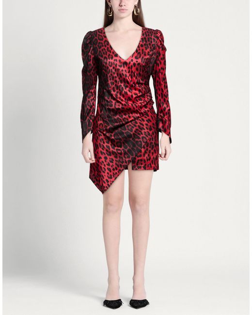 No Secrets Red Mini Dress Polyester