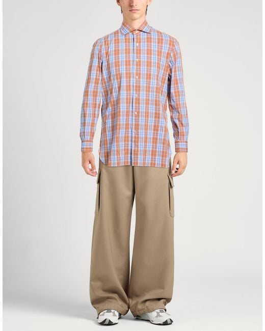 Isaia Red Shirts for men