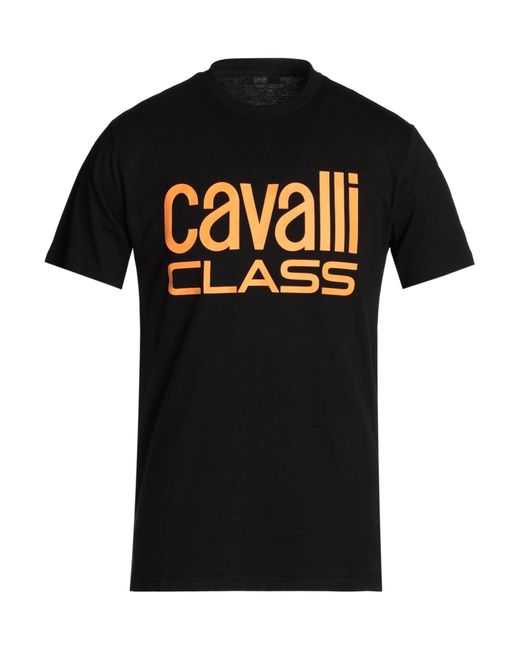 Class Roberto Cavalli Black T-shirt for men