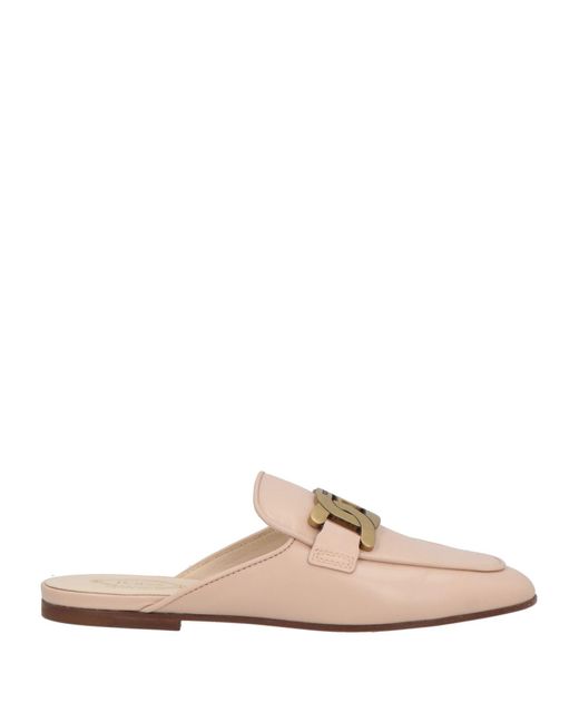 Tod's Pink Mules & Clogs