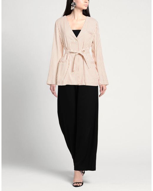 Zhelda Natural Ivory Jacket Cotton, Elastane