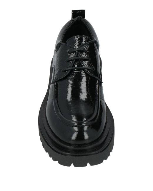 Nila & Nila Black Lace-up Shoes