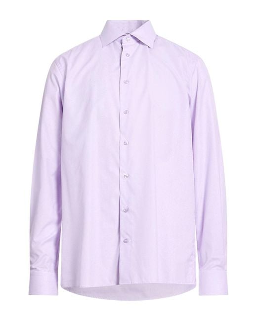 Eton of Sweden Purple Shirt Cotton for men