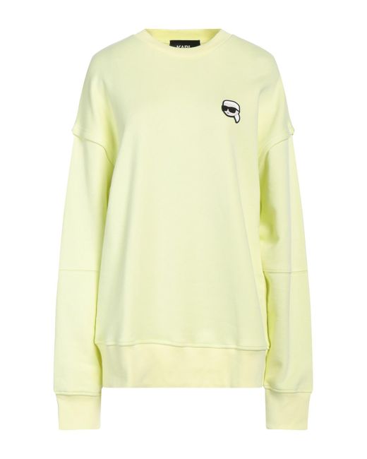 Karl Lagerfeld Yellow Sweatshirt