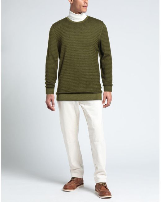 FILIPPO DE LAURENTIIS Green Jumper for men