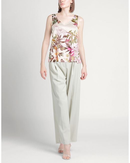 Shirtaporter Pink Light Top Silk, Elastane, Cotton