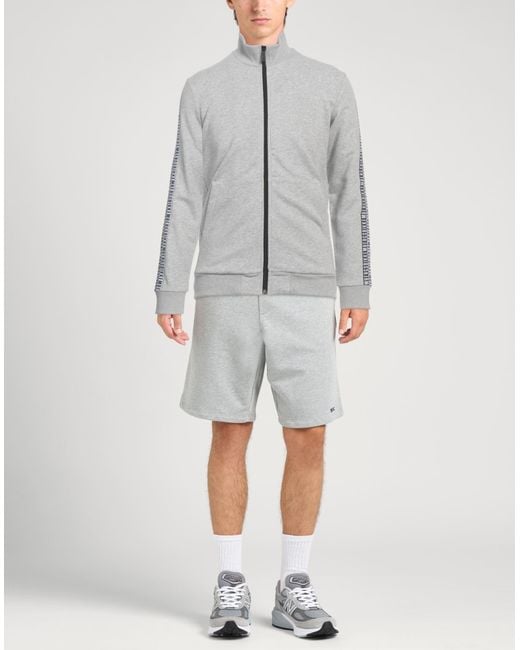 Bikkembergs Gray Sweatshirt Cotton, Polyester, Elastane for men