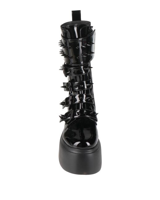 Le Silla Black Boot Leather