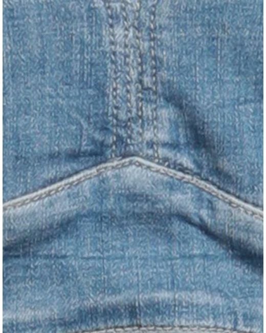 Guess Blue Top Cotton, Elastomultiester, Elastane