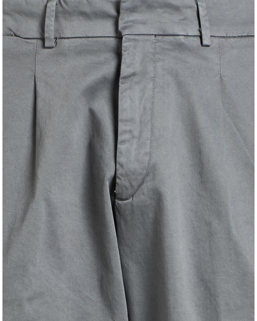 Cruna Gray Pants Cotton, Elastane for men