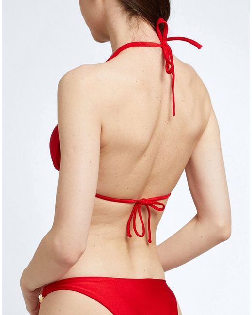 Chiara Ferragni Red Bikini Top
