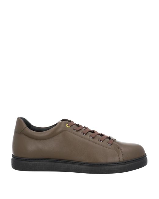 Canali Brown Trainers for men