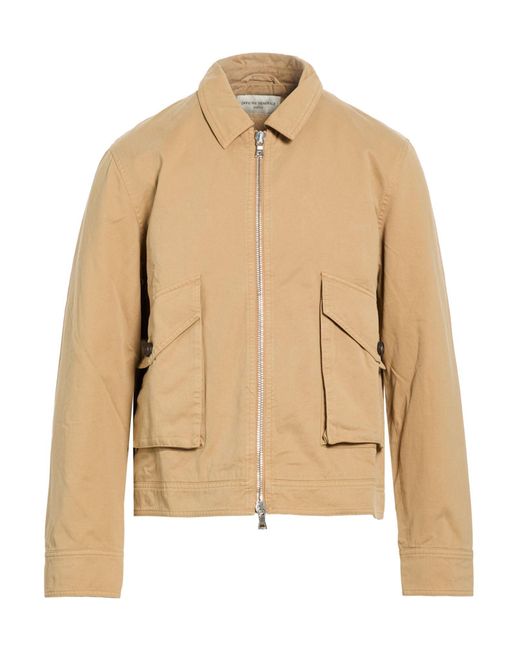 Officine Generale Natural Sand Jacket Cotton for men