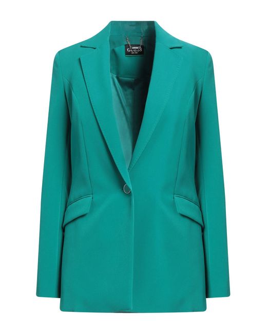 Guess Suit Jacket in Green Lyst