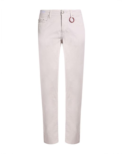 Tramarossa Pink Pants Cotton, Silk, Elastane for men