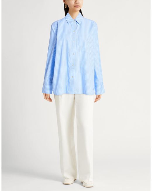 Vince Blue Azure Shirt Cotton