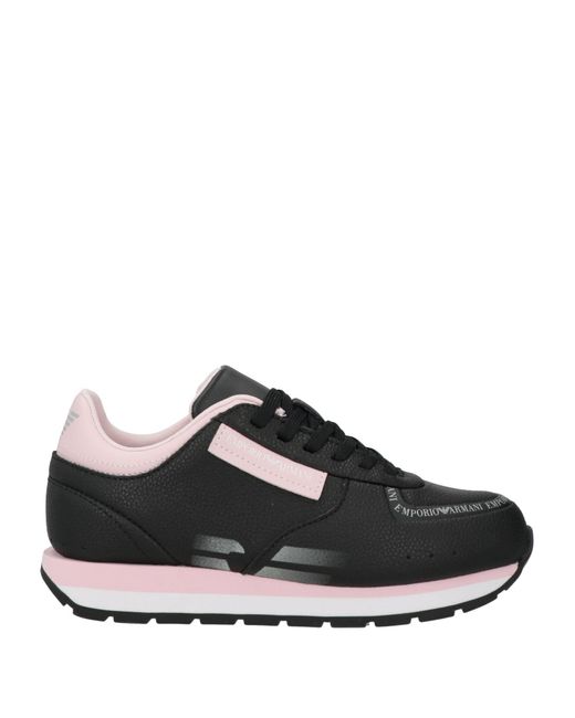 Emporio Armani Black Trainers