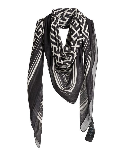 Balmain Black Scarf