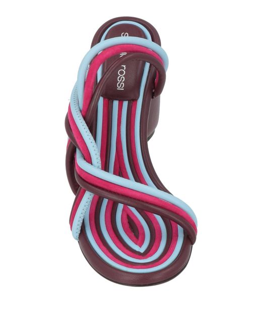 Sergio Rossi Purple Sandals