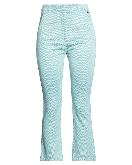 Liu Jo Blue Light Pants Viscose, Polyamide, Metallic Polyester, Elastane