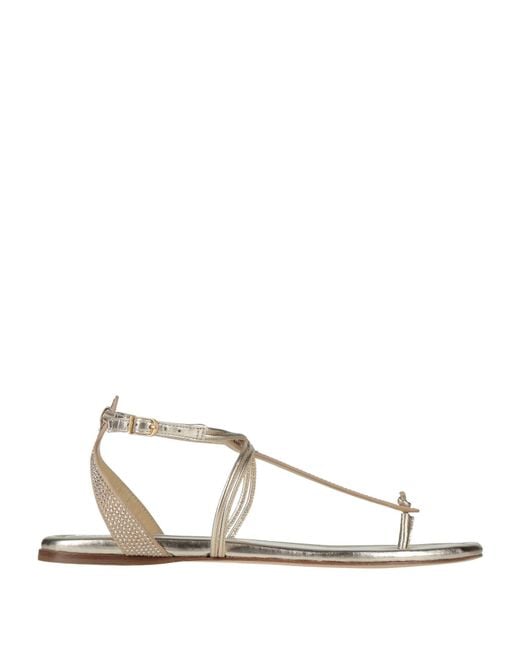 Zadig & Voltaire White Thong Sandal Leather