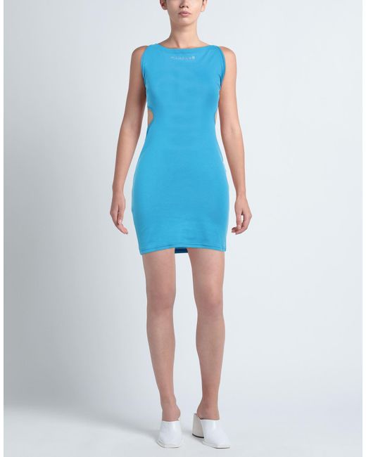 Mangano Blue Mini Dress