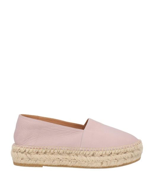 Kanna Pink Espadrilles Leather