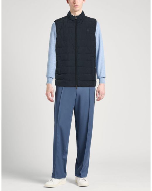 Hackett Blue Vest Polyester for men
