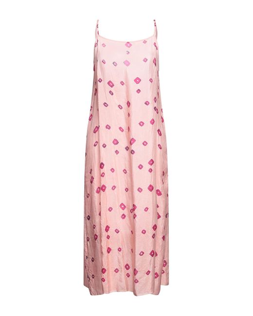 Injiri Pink Midi Dress