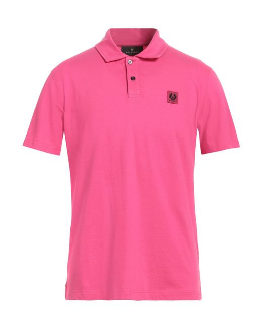 Belstaff Pink Polo Shirt for men
