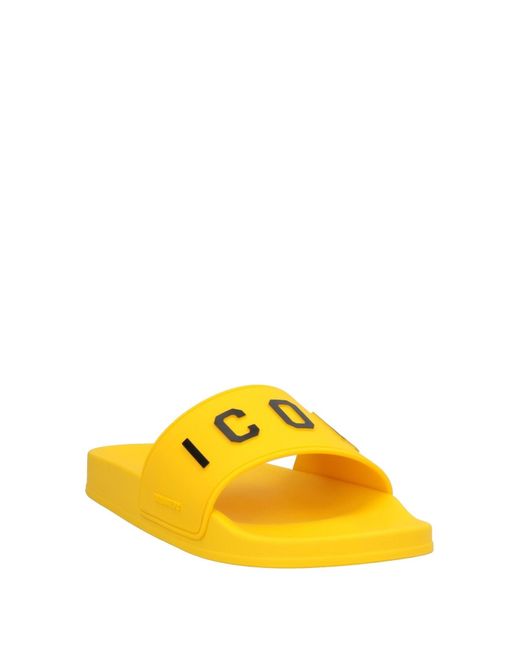 DSquared² Yellow Sandals for men