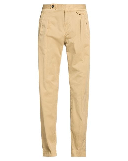 Incotex Natural Pants Cotton, Elastane for men