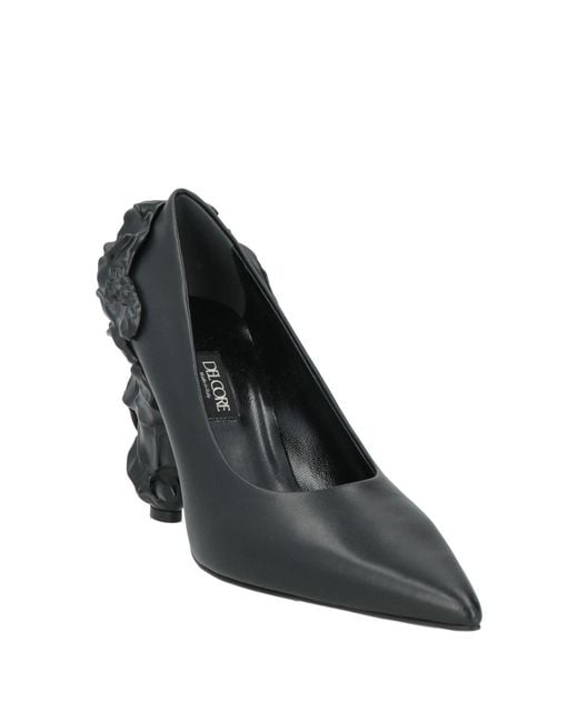Del Core Black Pumps Leather
